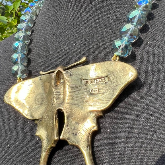Heidi Daus Dazzling Crystal Butterfly Necklace - Picture 9 of 15